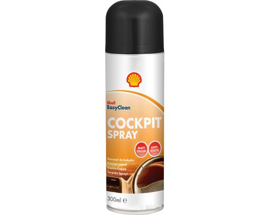 SHELL COCPIT SPRAY 0.3l matte finish. panel cleaner