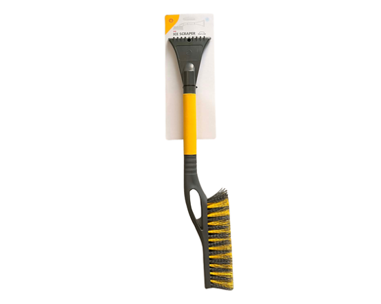 SHELL ice scraper snow brush
