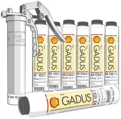 SHELL GADUS GREASES IN LUBE-SHUTTLE® SCREW CARTRIDGE SYSTEM